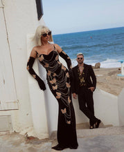 Load image into Gallery viewer, APHRODITE Velvet Glove Long Dress