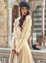 Load image into Gallery viewer, BRITTIE Tweed Jacket Skirt Set