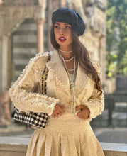 Load image into Gallery viewer, BRITTIE Tweed Jacket Skirt Set