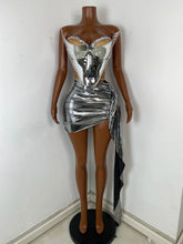 Load image into Gallery viewer, CHENGDU Metallic Corset Set