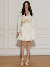 Load image into Gallery viewer, BRITTIE Tweed Jacket Skirt Set