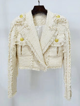 Load image into Gallery viewer, BRITTIE Tweed Jacket Skirt Set