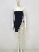 Load image into Gallery viewer, MYNA Bandage Crystal Tassel