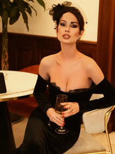 Load image into Gallery viewer, EURIE Velvet Ankle Dress