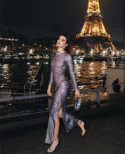 Load image into Gallery viewer, CATTLEGRET Mesh Crystal Dress