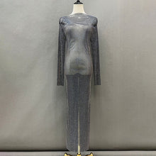 Load image into Gallery viewer, CATTLEGRET Mesh Crystal Dress
