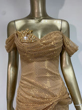 Load image into Gallery viewer, FEVERFEW Crystal Long Dress