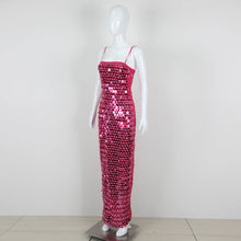Load image into Gallery viewer, VICKY Sequin Ankle Dress