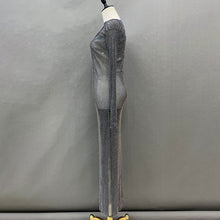 Load image into Gallery viewer, CATTLEGRET Mesh Crystal Dress