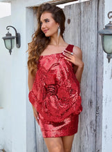 Load image into Gallery viewer, ARNICA Sequin Red Mini