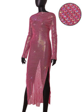 Load image into Gallery viewer, CATTLEGRET Mesh Crystal Dress
