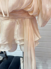 Load image into Gallery viewer, GUIYANG Ruffle Satin Romper Set