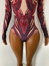 Load image into Gallery viewer, SHENYANG Rhinestone Bodysuit