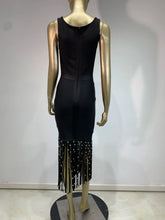 Load image into Gallery viewer, GOLDENROD Bandage Tassel Midi