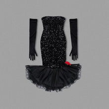 Load image into Gallery viewer, BURMA Sequin Midi w/ Gloves
