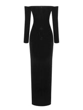 Load image into Gallery viewer, EURIE Velvet Ankle Dress