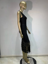 Load image into Gallery viewer, GOLDENROD Bandage Tassel Midi