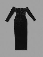 Load image into Gallery viewer, EURIE Velvet Ankle Dress