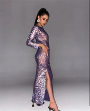 Load image into Gallery viewer, CATTLEGRET Mesh Crystal Dress