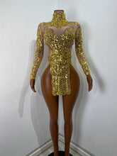 Load image into Gallery viewer, SHENZHEN Sequinned Mini Dress