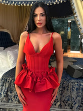 Load image into Gallery viewer, GRAVELROOT Midi Bandage Dress