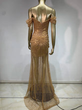 Load image into Gallery viewer, FEVERFEW Crystal Long Dress