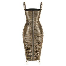 Load image into Gallery viewer, MAGGIE LAUBSER Drape Mid Dress
