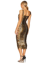 Load image into Gallery viewer, MAGGIE LAUBSER Drape Mid Dress