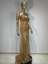 Load image into Gallery viewer, FEVERFEW Crystal Long Dress