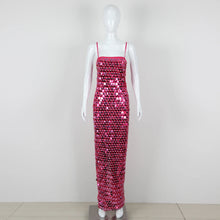 Load image into Gallery viewer, VICKY Sequin Ankle Dress