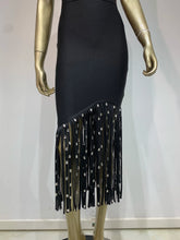 Load image into Gallery viewer, GOLDENROD Bandage Tassel Midi