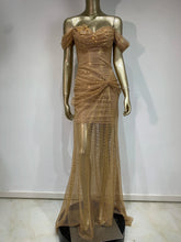 Load image into Gallery viewer, FEVERFEW Crystal Long Dress