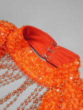 Load image into Gallery viewer, BRAZILIA Sequin Evening Dress