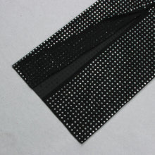 Load image into Gallery viewer, CHARTREUX Mesh Crystal Long Dress