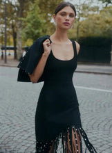 Load image into Gallery viewer, GOLDENROD Bandage Tassel Midi