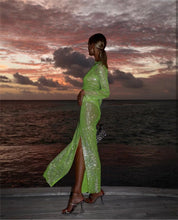 Load image into Gallery viewer, CATTLEGRET Mesh Crystal Dress