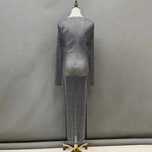 Load image into Gallery viewer, CATTLEGRET Mesh Crystal Dress