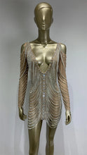Load image into Gallery viewer, ROLEX Mesh Crystal Dress