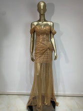 Load image into Gallery viewer, FEVERFEW Crystal Long Dress