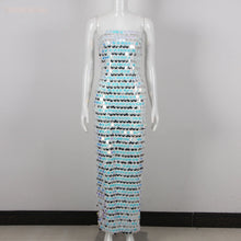 Load image into Gallery viewer, VICKY Sequin Ankle Dress