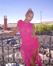 Load image into Gallery viewer, PELICAN Ruffled Mesh Dress