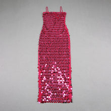 Load image into Gallery viewer, VICKY Sequin Ankle Dress