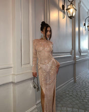 Load image into Gallery viewer, CATTLEGRET Mesh Crystal Dress