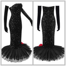 Load image into Gallery viewer, BURMA Sequin Midi w/ Gloves