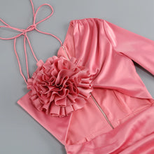 Load image into Gallery viewer, MYKIE Cutout Mini Dress