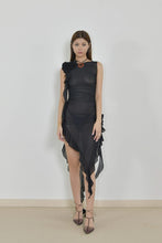 Load image into Gallery viewer, PELICAN Ruffled Mesh Dress
