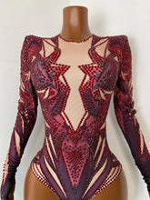 Load image into Gallery viewer, SHENYANG Rhinestone Bodysuit