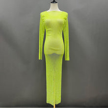 Load image into Gallery viewer, CATTLEGRET Mesh Crystal Dress