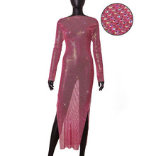 Load image into Gallery viewer, CATTLEGRET Mesh Crystal Dress