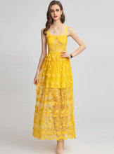 Load image into Gallery viewer, VIGUIERA Mesh Long Dress